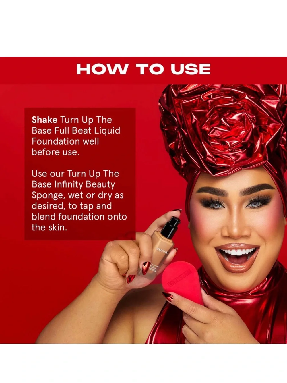 NIB. Liquid Foundation, full coverage by O/S. Dark Deep 55 R shade.